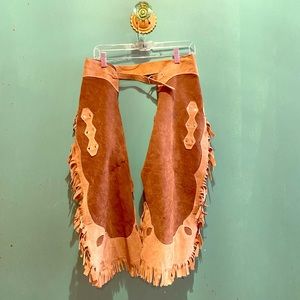 Suede Western Chaps ~ Yippee Yi Yay Mother
